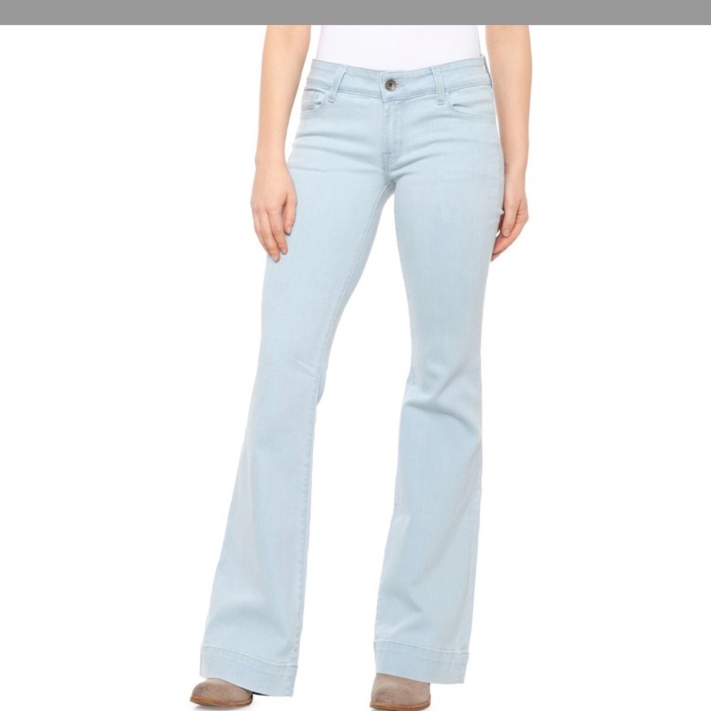 HOST PICK 🎉JBRAND NWT LOVESTORY FLARE JEANS 27👖 - Picture 1 of 13